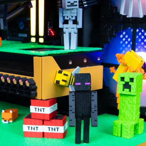 Компьютер EVOLVE SpecialPart Minecraft Diamond (EVSP-MDR770N507-D532S1TBK) Black купить в Украине: Киев, Днепр, Харьков, Одесса  | Низкая цена, отзывы, характеристики от TELEMART фото