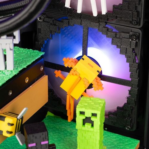 Компьютер EVOLVE SpecialPart Minecraft Diamond (EVSP-MDR770N507-D532S1TBK) Black купить в Украине: Киев, Днепр, Харьков, Одесса  | Низкая цена, отзывы, характеристики от TELEMART фото