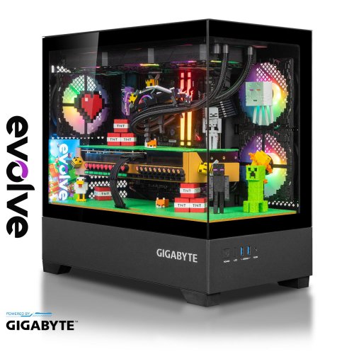 Компьютер EVOLVE SpecialPart Minecraft Diamond (EVSP-MDR970XN507T-D532S1TBK) Black купить в Украине: Киев, Днепр, Харьков, Одесса  | Низкая цена, отзывы, характеристики от TELEMART фото