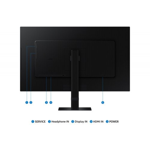Купити Уцінка монітор Samsung 27" ViewFinity HRM S70D (LS27D700EAIXCI) Black (Пошкоджено пакування, 796235) - ціна в Києві, Львові, Вінниці, Хмельницькому, Франківську, Україні | інтернет-магазин TELEMART.UA фото