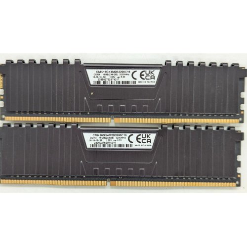 Купить Озу Corsair DDR4 16GB (2x8GB) 3200Mhz Vengeance LPX (CMK16GX4M2B3200C16) Black (Восстановлено продавцом, 796252) с проверкой совместимости: обзор, характеристики, цена в Киеве, Днепре, Одессе, Харькове, Украине | интернет-магазин TELEMART.UA фото