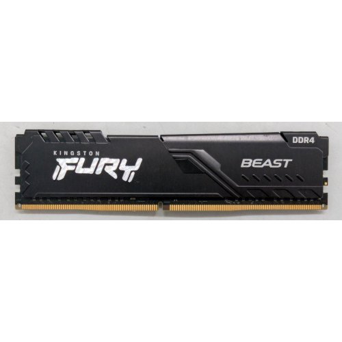 Купить Озу Kingston DDR4 8GB 3200Mhz FURY Beast Black (KF432C16BB/8) (Восстановлено продавцом, 796269) с проверкой совместимости: обзор, характеристики, цена в Киеве, Днепре, Одессе, Харькове, Украине | интернет-магазин TELEMART.UA фото