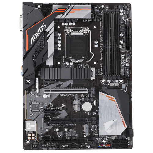 Продать Материнская плата Gigabyte B360 AORUS GAMING 3 (s1151-V2, Intel B360) по Trade-In интернет-магазине Телемарт - Киев, Днепр, Украина фото