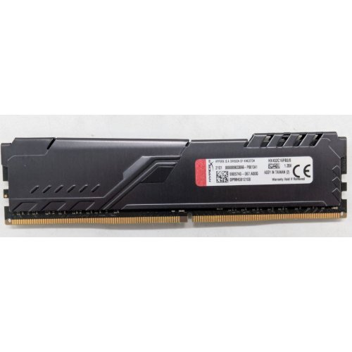 Купить Озу HyperX DDR4 8GB 3200Mhz Fury Black (HX432C16FB3/8) (Восстановлено продавцом, 796278) с проверкой совместимости: обзор, характеристики, цена в Киеве, Днепре, Одессе, Харькове, Украине | интернет-магазин TELEMART.UA фото