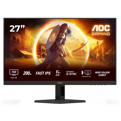 Купить Монитор AOC 27" 27G4HRE Black - цена в Харькове, Киеве, Днепре, Одессе
в интернет-магазине Telemart фото