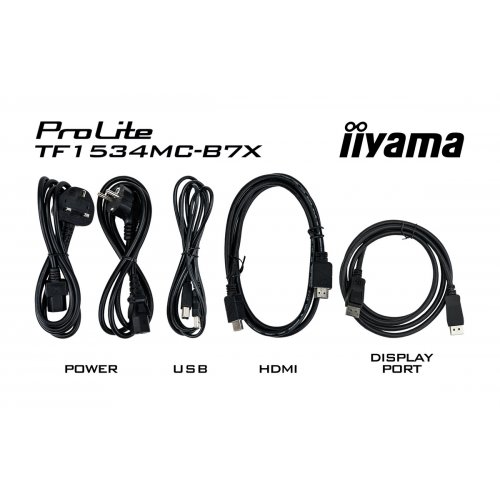 Купить Монитор Iiyama 15" ProLite TF1534MC-B7X Black - цена в Харькове, Киеве, Днепре, Одессе
в интернет-магазине Telemart фото