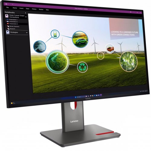 Купити Монітор Lenovo 27" ThinkVision P27q-40 (64A7GAT6UA) Black - ціна в Києві, Львові, Вінниці, Хмельницькому, Франківську, Україні | інтернет-магазин TELEMART.UA фото