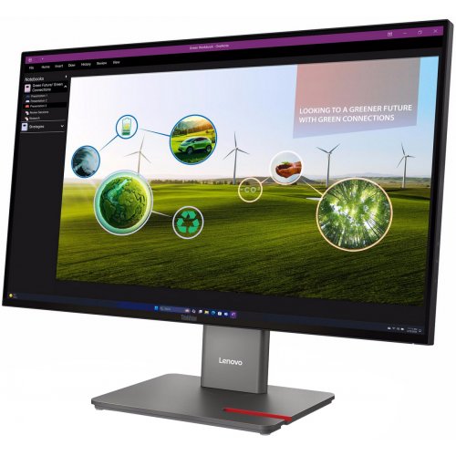 Купити Монітор Lenovo 27" ThinkVision P27q-40 (64A7GAT6UA) Black - ціна в Києві, Львові, Вінниці, Хмельницькому, Франківську, Україні | інтернет-магазин TELEMART.UA фото