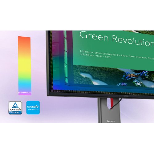 Купити Монітор Lenovo 27" ThinkVision P27q-40 (64A7GAT6UA) Black - ціна в Києві, Львові, Вінниці, Хмельницькому, Франківську, Україні | інтернет-магазин TELEMART.UA фото