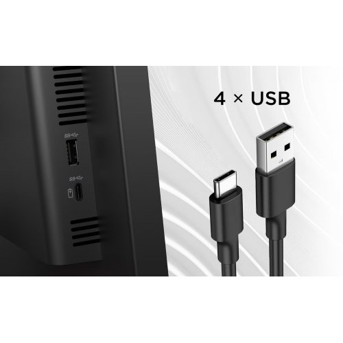 Купити Монітор Lenovo 23.8" ThinkVision T24-40 (64A4MATXUA) Black - ціна в Києві, Львові, Вінниці, Хмельницькому, Франківську, Україні | інтернет-магазин TELEMART.UA фото