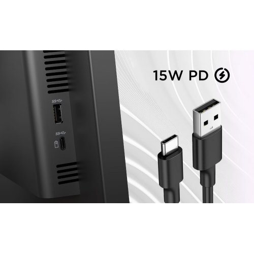 Купити Монітор Lenovo 27" ThinkVision T27-40 (64A5MAT6UA) Black - ціна в Києві, Львові, Вінниці, Хмельницькому, Франківську, Україні | інтернет-магазин TELEMART.UA фото