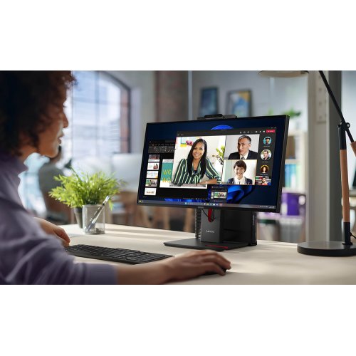 Купити Монітор Lenovo 27" ThinkVision T27-40 (64A5MAT6UA) Black - ціна в Києві, Львові, Вінниці, Хмельницькому, Франківську, Україні | інтернет-магазин TELEMART.UA фото