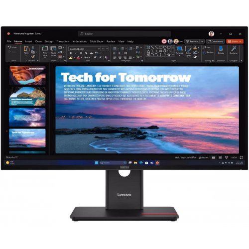 Купити Монітор Lenovo 27" ThinkVision T27qd-40 (64AAGAT2UA) Black - ціна в Києві, Львові, Вінниці, Хмельницькому, Франківську, Україні | інтернет-магазин TELEMART.UA фото