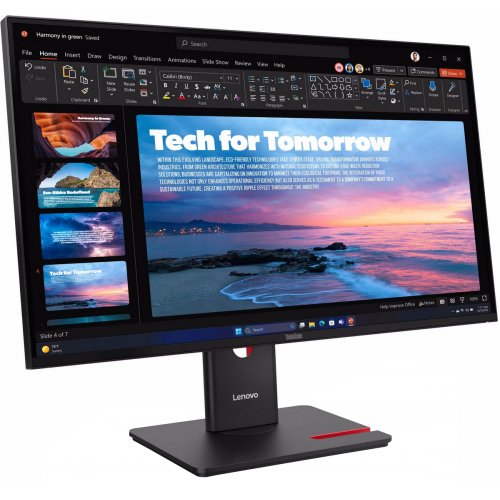 Купити Монітор Lenovo 27" ThinkVision T27qd-40 (64AAGAT2UA) Black - ціна в Києві, Львові, Вінниці, Хмельницькому, Франківську, Україні | інтернет-магазин TELEMART.UA фото