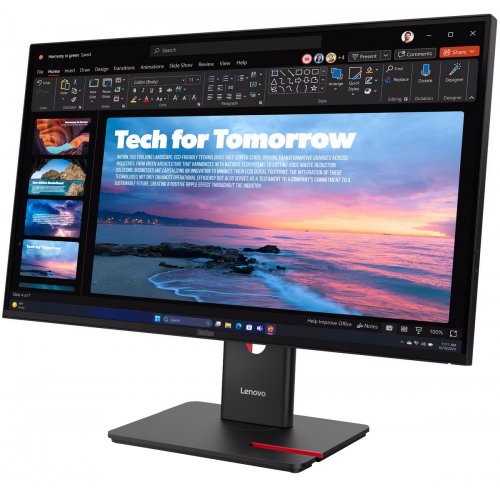 Купити Монітор Lenovo 27" ThinkVision T27qd-40 (64AAGAT2UA) Black - ціна в Києві, Львові, Вінниці, Хмельницькому, Франківську, Україні | інтернет-магазин TELEMART.UA фото