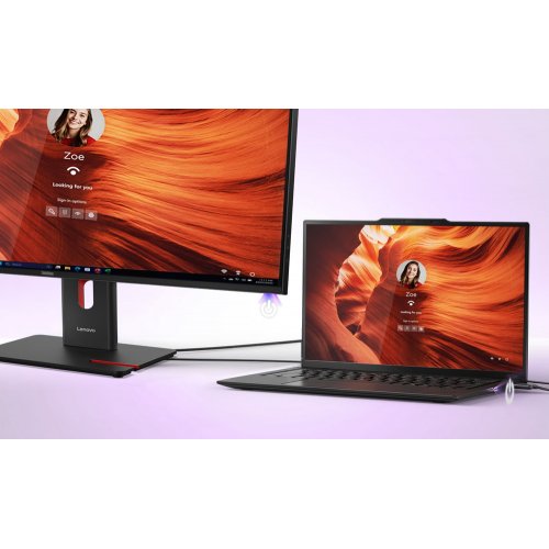 Купити Монітор Lenovo 27" ThinkVision T27qd-40 (64AAGAT2UA) Black - ціна в Києві, Львові, Вінниці, Хмельницькому, Франківську, Україні | інтернет-магазин TELEMART.UA фото