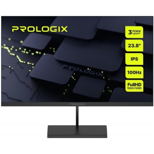 Купити Монітор Prologix 23.8" PL2425HF Black - ціна в Києві, Львові, Вінниці, Хмельницькому, Франківську, Україні | інтернет-магазин TELEMART.UA фото