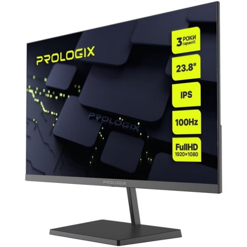 Купити Монітор Prologix 23.8" PL2425HF Black - ціна в Києві, Львові, Вінниці, Хмельницькому, Франківську, Україні | інтернет-магазин TELEMART.UA фото