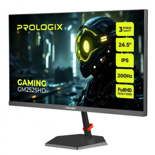 Купить Монитор Prologix 24.5" Gaming GM2525HD Black - цена в Харькове, Киеве, Днепре, Одессе
в интернет-магазине Telemart фото