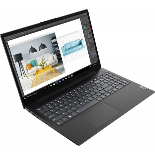 Купить Ноутбук Lenovo V15 G2 IJL (82QY00T7RA) Black - цена в Харькове, Киеве, Днепре, Одессе
в интернет-магазине Telemart фото