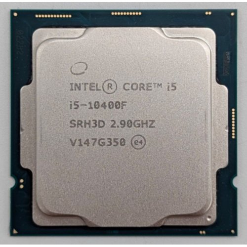 Процесор Intel Core i5-10400F 2.9(4.3)GHz 12MB s1200 Tray (CM8070104282719) (Відновлено продавцем, 796374) купити з перевіркою сумісності: огляд, характеристики, ціна у Києві, Львові, Вінниці, Хмельницькому, Івано-Франківську, Україні | інтернет-магазин TELEMART.UA фото