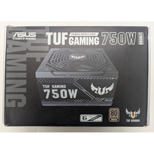 Блок живлення Asus TUF Gaming 750W (90YE00D0-B0NA00) (Відновлено продавцем, 796377) купити з перевіркою сумісності: огляд, характеристики, ціна у Києві, Львові, Вінниці, Хмельницькому, Івано-Франківську, Україні | інтернет-магазин TELEMART.UA фото