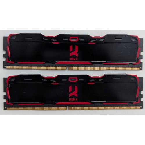 Озп GoodRAM DDR4 16GB (2x8GB) 3200Mhz Iridium X Black (IR-X3200D464L16SA/16GDC) (Відновлено продавцем, 796383) купити з перевіркою сумісності: огляд, характеристики, ціна у Києві, Львові, Вінниці, Хмельницькому, Івано-Франківську, Україні | інтернет-магазин TELEMART.UA фото