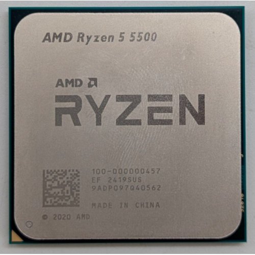 Процесор AMD Ryzen 5 5500 3.6(4.2)GHz 16MB sAM4 Tray (100-000000457) (Відновлено продавцем, 796386) купити з перевіркою сумісності: огляд, характеристики, ціна у Києві, Львові, Вінниці, Хмельницькому, Івано-Франківську, Україні | інтернет-магазин TELEMART.UA фото