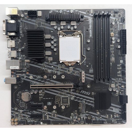 Купить Материнская плата MSI B460M PRO-VDH (s1200, Intel B460) (Восстановлено продавцом, 796411) с проверкой совместимости: обзор, характеристики, цена в Киеве, Днепре, Одессе, Харькове, Украине | интернет-магазин TELEMART.UA фото