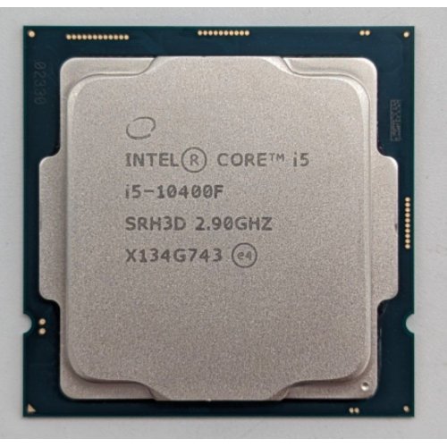 Процесор Intel Core i5-10400F 2.9(4.3)GHz 12MB s1200 Tray (CM8070104282719) (Відновлено продавцем, 796413) купити з перевіркою сумісності: огляд, характеристики, ціна у Києві, Львові, Вінниці, Хмельницькому, Івано-Франківську, Україні | інтернет-магазин TELEMART.UA фото