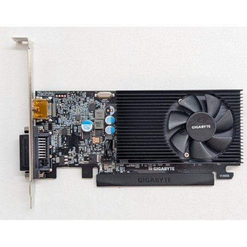 Відеокарта Gigabyte GeForce GT 1030 Low Profile D4 2048MB (GV-N1030D4-2GL) (Відновлено продавцем, 796416) купити з перевіркою сумісності: огляд, характеристики, ціна у Києві, Львові, Вінниці, Хмельницькому, Івано-Франківську, Україні | інтернет-магазин TELEMART.UA фото