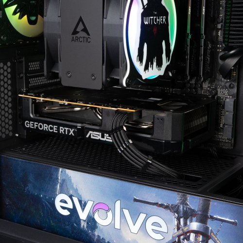 Компьютер EVOLVE SpecialPart TheWitcher: WhiteWolf (EVSP-TWWR7500FN5060TI-D532S1TBK) Black купить в Украине: Киев, Днепр, Харьков, Одесса  | Низкая цена, отзывы, характеристики от TELEMART фото