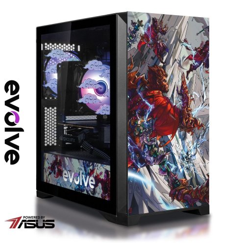 Компьютер EVOLVE SpecialPart Wukong: LightningFury (EVSP-WLFR7500FN5060TI-D532S1TBK) Black купить в Украине: Киев, Днепр, Харьков, Одесса  | Низкая цена, отзывы, характеристики от TELEMART фото
