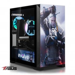 Комп'ютер EVOLVE SpecialPart TheWitcher: WhiteWolf (EVSP-TWWR7500FN5060-D532S1TBK) Black / AMD Ryzen 5 7500F (3.7-5.0), 6 ядер / RTX 5060 / 32 ГБ (DDR5) / 1024 ГБ (SSD)