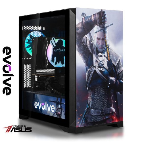 Компьютер EVOLVE SpecialPart TheWitcher: WhiteWolf (EVSP-TWWR7500FN5060-D532S1TBK) Black купить в Украине: Киев, Днепр, Харьков, Одесса  | Низкая цена, отзывы, характеристики от TELEMART фото