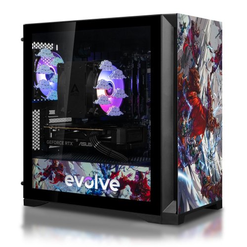 Компьютер EVOLVE SpecialPart Wukong: LightningFury (EVSP-WLFR7500FN5060-D532S1TBK) Black купить в Украине: Киев, Днепр, Харьков, Одесса  | Низкая цена, отзывы, характеристики от TELEMART фото