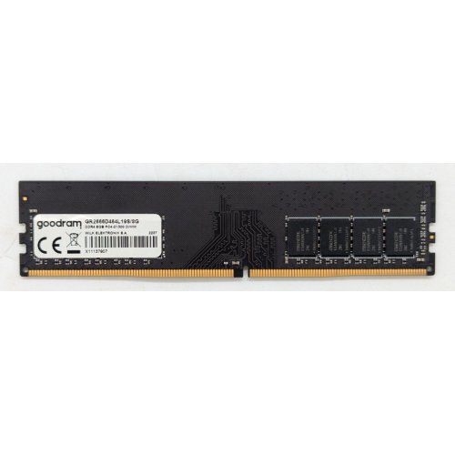 Купить Озу GoodRAM DDR4 8GB 2666Mhz (GR2666D464L19S/8G) (Восстановлено продавцом, 796600) с проверкой совместимости: обзор, характеристики, цена в Киеве, Днепре, Одессе, Харькове, Украине | интернет-магазин TELEMART.UA фото