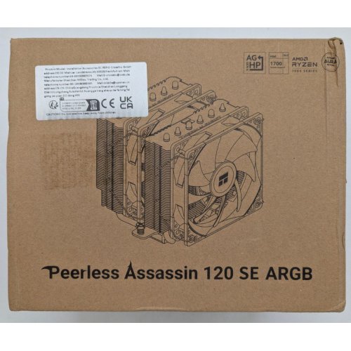 Кулер Thermalright Peerless Assassin 120 SE ARGB Black (Відновлено продавцем, 796642) купити з перевіркою сумісності: огляд, характеристики, ціна у Києві, Львові, Вінниці, Хмельницькому, Івано-Франківську, Україні | інтернет-магазин TELEMART.UA фото