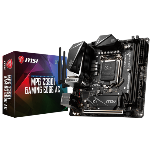 Купить Материнская плата MSI MPG Z390I GAMING EDGE AC (s1151-v2, Intel Z390) (Восстановлено продавцом, 796657) с проверкой совместимости: обзор, характеристики, цена в Киеве, Днепре, Одессе, Харькове, Украине | интернет-магазин TELEMART.UA фото