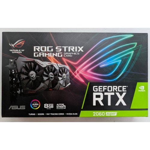 Купить Видеокарта Asus ROG GeForce RTX 2060 SUPER STRIX 8192MB (ROG-STRIX-RTX2060S-8G-GAMING) (Восстановлено продавцом, 796677) с проверкой совместимости: обзор, характеристики, цена в Киеве, Днепре, Одессе, Харькове, Украине | интернет-магазин TELEMART.UA фото