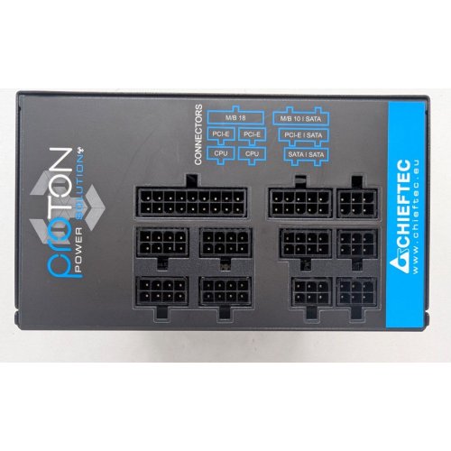 Купить Блок питания CHIEFTEC Proton 1000W (BDF-1000C) (Восстановлено продавцом, 796702) с проверкой совместимости: обзор, характеристики, цена в Киеве, Днепре, Одессе, Харькове, Украине | интернет-магазин TELEMART.UA фото