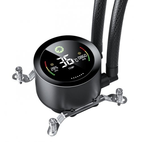 Уцінка готова сво GAMEMAX IceBurg 240 Digital Black (Сліди використання, 796711) купити з перевіркою сумісності: огляд, характеристики, ціна у Києві, Львові, Вінниці, Хмельницькому, Івано-Франківську, Україні | інтернет-магазин TELEMART.UA фото