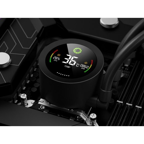Уцінка готова сво GAMEMAX IceBurg 240 Digital Black (Сліди використання, 796711) купити з перевіркою сумісності: огляд, характеристики, ціна у Києві, Львові, Вінниці, Хмельницькому, Івано-Франківську, Україні | інтернет-магазин TELEMART.UA фото