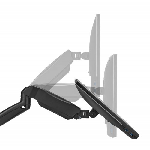 Купити Настільне кріплення для двох моніторів OfficePro 17-32" MA312 Black - ціна в Києві, Львові, Вінниці, Хмельницькому, Франківську, Україні | інтернет-магазин TELEMART.UA фото