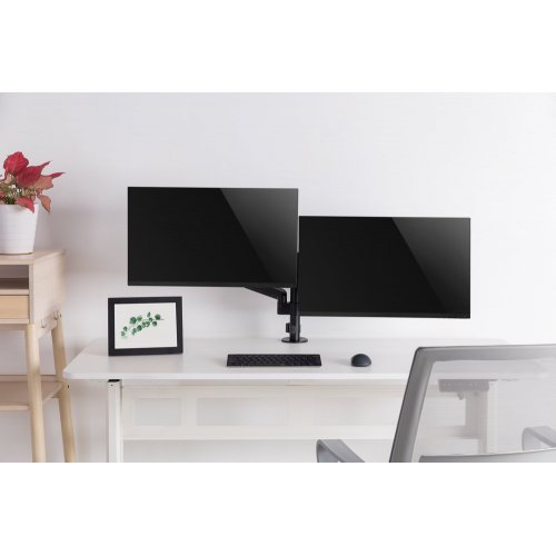 Купити Настільне кріплення для двох моніторів OfficePro 17-32" MA722 Black - ціна в Києві, Львові, Вінниці, Хмельницькому, Франківську, Україні | інтернет-магазин TELEMART.UA фото