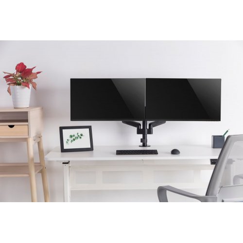 Купити Настільне кріплення для двох моніторів OfficePro 17-32" MA722 Black - ціна в Києві, Львові, Вінниці, Хмельницькому, Франківську, Україні | інтернет-магазин TELEMART.UA фото
