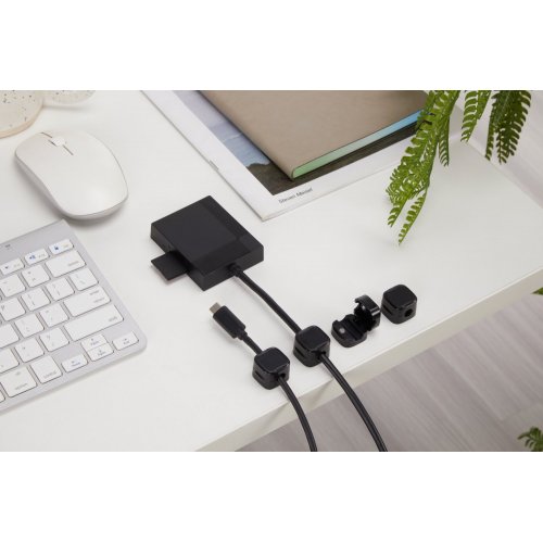 Купити Органайзер для кабелів з магнітним кріпленням OfficePro CM002 Black - ціна в Києві, Львові, Вінниці, Хмельницькому, Франківську, Україні | інтернет-магазин TELEMART.UA фото