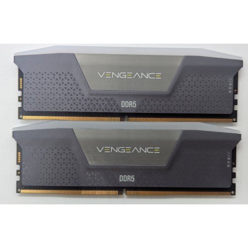Озп Corsair DDR5 32GB (2x16GB) 6000Mhz Vengeance RGB Black (CMH32GX5M2E6000Z36) (Відновлено продавцем, 796754) купити з перевіркою сумісності: огляд, характеристики, ціна у Києві, Львові, Вінниці, Хмельницькому, Івано-Франківську, Україні | інтернет-магазин TELEMART.UA фото
