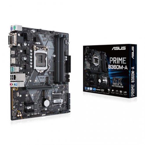 Купить Материнская плата Asus PRIME B360M-A (s1151-V2, Intel B360) (Восстановлено продавцом, 796781) с проверкой совместимости: обзор, характеристики, цена в Киеве, Днепре, Одессе, Харькове, Украине | интернет-магазин TELEMART.UA фото