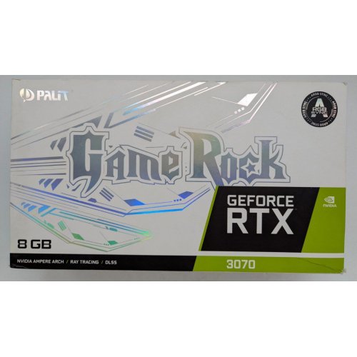 Купить Видеокарта Palit GeForce RTX 3070 GameRock V1 8192MB (NE63070019P2-1040G) LHR (Восстановлено продавцом, 796808) с проверкой совместимости: обзор, характеристики, цена в Киеве, Днепре, Одессе, Харькове, Украине | интернет-магазин TELEMART.UA фото